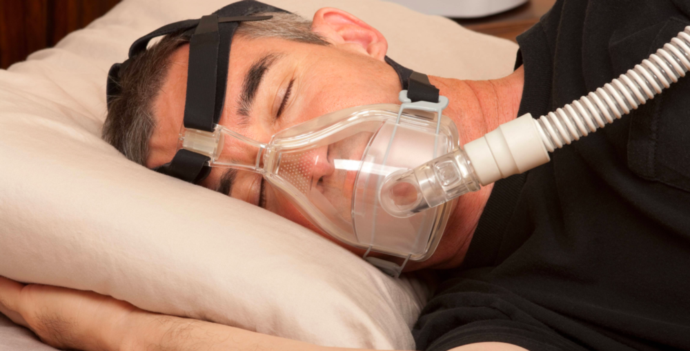 irvine man using CPAP machine